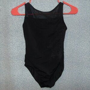 Balera Black on Black Lace Leotard MC